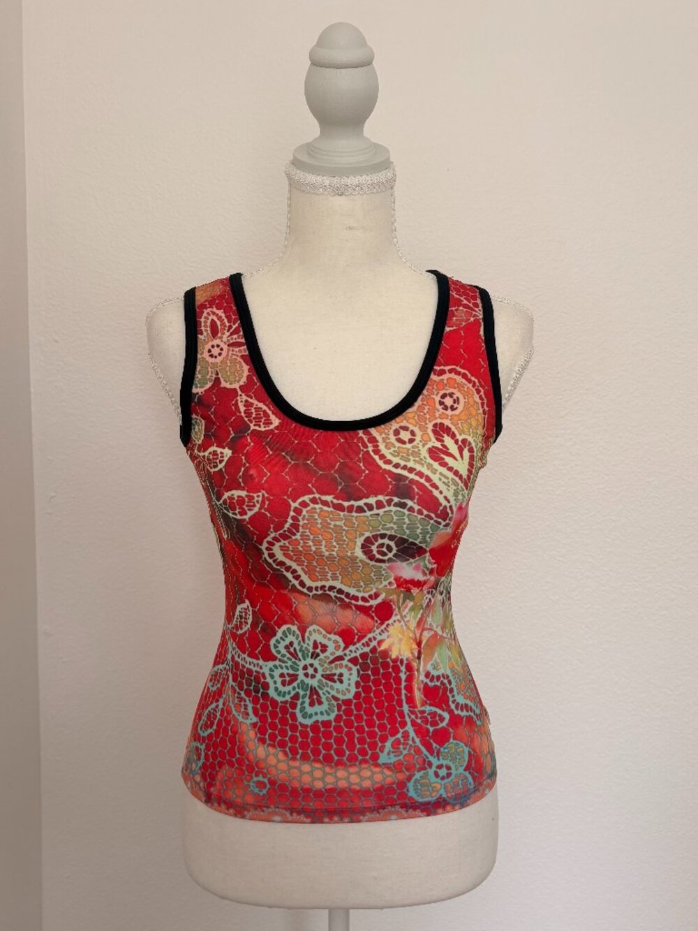 So Sporty Multi-Print Fitted Tank Top – XXS/XS